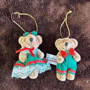 Vintage Toy Works Teddy Bear Ornaments